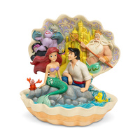 Disney Traditions - 20.5cm Ariel & Prince Eric in Shell