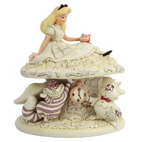 Disney Traditions - 18cm White Woodland Alice in Wonderland