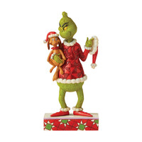 Grinch by Jim Shore - 19.3cm/7.6" Grinch Holding Max Under Arm