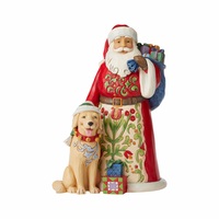 Heartwood Creek - 23cm/9" Santa with Dog