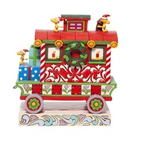 Peanuts by Jim Shore - 12cm/4.75" Woodstock's Train Caboose