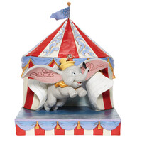 Disney Traditions - 24cm Dumbo Flying out of Tent Scene