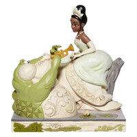 Disney Traditions - 19cm White Woodland Tiana with Louie