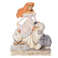 Disney Traditions - 19.5cm White Woodland Ariel