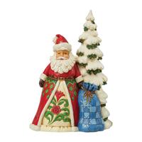 Heartwood Creek - 28cm/11" Santa with Tree and Toybag