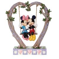 Disney Traditions - 23cm Mickey & Minnie on Swing (EW)