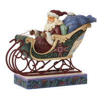 Heartwood Creek - 18cm/7" Santa In Sleigh (LE)