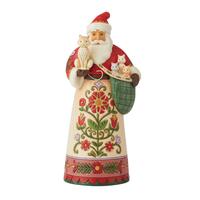 Heartwood Creek - 26cm/10.3" Santa Holding Cat and Kittens