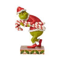 Grinch by Jim Shore - 19cm/7.5" Grinch Stealing Candy Canes