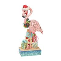 Heartwood Creek - 18.4cm/7.25" Christmas Flamingo