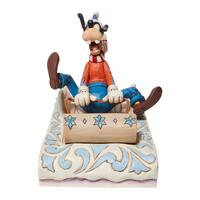 Disney Traditions - 14cm Goofy Sledding