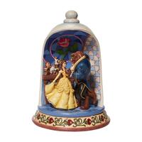 Disney Traditions - 26cm Beauty & The Beast Rose Dome