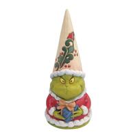 Grinch by Jim Shore - 14cm/5.5" Grinch Gnome Holding Present