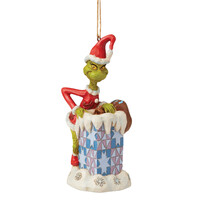 Grinch by Jim Shore - 12.7cm/5" Grinch In Chimney HO