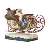 Heartwood Creek - 19cm/7.5" Santa in Sleigh