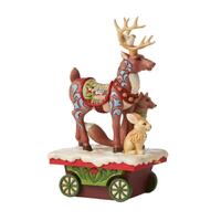 Heartwood Creek - 16.5cm/6.5" Reindeer And Animals Train Car
