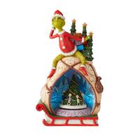 Grinch by Jim Shore - 29cm/11.5" Grinch with Lit Rotating Scene