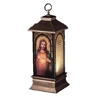 Roman Joseph's Studio - 26.7cm/10.5" LED Sacred Heart of Jesus Lantern
