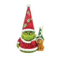 Grinch by Jim Shore - 16cm/6.3" Grinch & Max Gnome