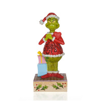 Grinch by Jim Shore - 18cm/7" Grinch With Blinking Heart