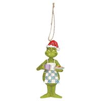 Grinch by Jim Shore - 13.3cm/5.25" Grinch In Apron With Cookies HO