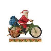 Heartwood Creek - 18cm/7" Santa Riding Bike