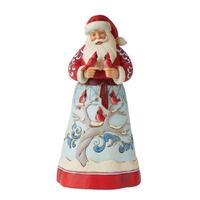 Heartwood Creek - 32cm/12.6" Santa With Cardinals