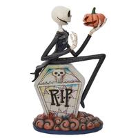 Disney Traditions - 22cm Jack On Gravestone