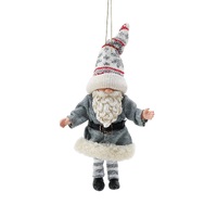 D56 Possible Dreams - 20cm/8" Gnome in Grey Coat HO