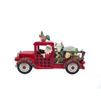 Country Living By Jim Shore - 12.5cm/5" Santa Driving Truck