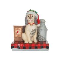 Country Living By Jim Shore - 13.3cm/5.25" Country Dog/Milk Pail