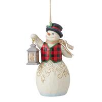 Country Living By Jim Shore - 11.5cm/4.5" Snowman With Lantern HO