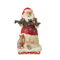 Heartwood Creek - 46cm/18" Santa With Animals Statue
