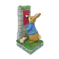 Beatrix Potter by Jim Shore - 15cm/6" Peter Rabbit Mailing Letters