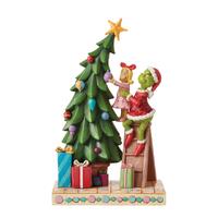 Grinch by Jim Shore - 26cm/10.4" Grinch and Cindy Decorating Tree