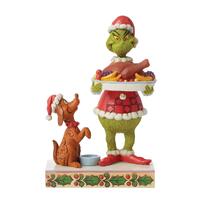 Grinch by Jim Shore - 19cm/7.5" Grinch with Christmas Dinner