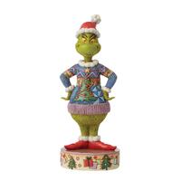 Grinch by Jim Shore - 22cm/8.7" Grinch Wearing Ugly Sweater