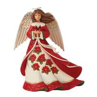 Heartwood Creek - 22cm/8.7" Red Christmas Angel