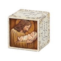 Roman Joseph's Studio - 7.5cm/3" Jesus Loves Me Prayer Cube