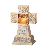 Roman Joseph's Studio - 17cm/6.75" LED Jesus Loves Me Cross