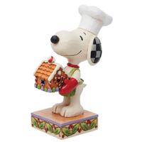 Peanuts By Jim Shore - 13cm/5.1" Snoopy with Gingerbread House