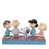 Peanuts By Jim Shore - 12.5cm/5" Peanuts Gang In Chirstmas PJs