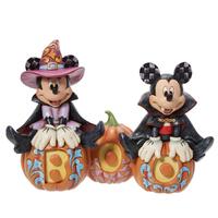Disney Traditions - 18.4cm Mickey and Minnie Halloween 