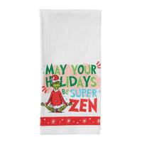 D56 Grinch - 67cm/26.5" Zen Holidays Tea Towel