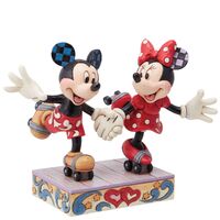 Disney Traditions - 14cm Mickey & Minnie Skating