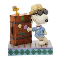 Peanuts by Jim Shore - 13.3cm/5.25" Snoopy and Woodstock Vacation