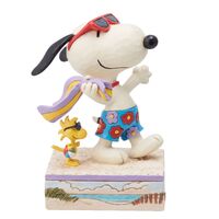 Peanuts by Jim Shore - 13.3cm/5.25" Snoopy and Woodstock Beach Day