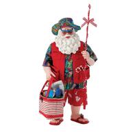 D56 Possible Dreams - 27cm/10.5" Hook, Line & Santa, Merry Fishmas