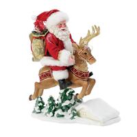 D56 Possible Dreams - 29cm/11.5" Ten Santas Leaping