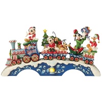 Disney Traditions - 22cm Mickey & Friends LED Musical Christmas Train